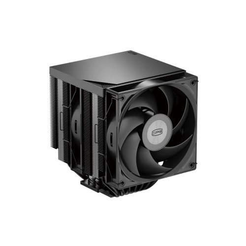 Кулер PCCOOLER RT720 TC (rt720tc-bkawyx-gl), 4-pin, ARGB, 120мм, черный, retail