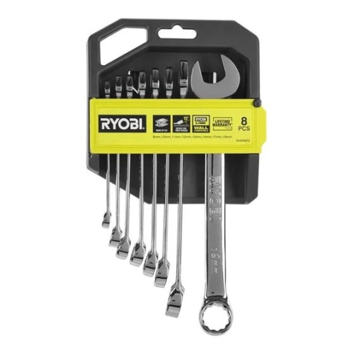 Набор ключей комбинированных Ryobi RHWR8PC (5132006065)