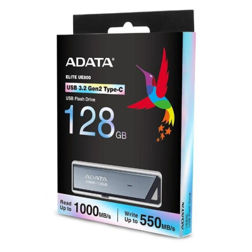 USB-флешка A-Data (AELI-UE800-128G-CSG) 128Gb Type-C UE800 USB3.2 серебристый