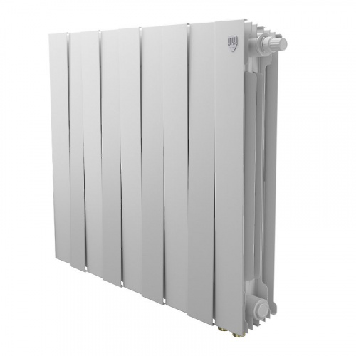 Биметаллический радиатор отопления  Royal Thermo Pianoforte 300 9 Секций Bianco Traffico Vdr