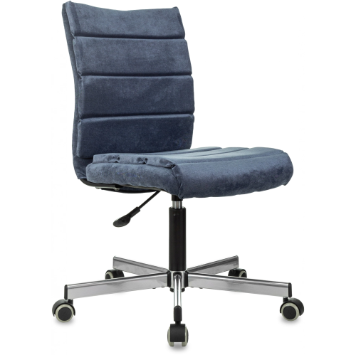 Кресло Бюрократ CH-320M синий Light-27 крестовина металл