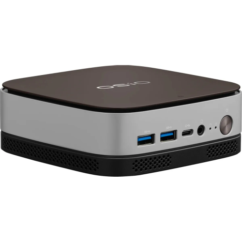 Неттоп OSIO BaseLine B51i-008 Intel Core i3 1215U, DDR4 8ГБ, 256ГБ(SSD), Intel UHD Graphics, Windows 11 Pro, коричневый и серебристый