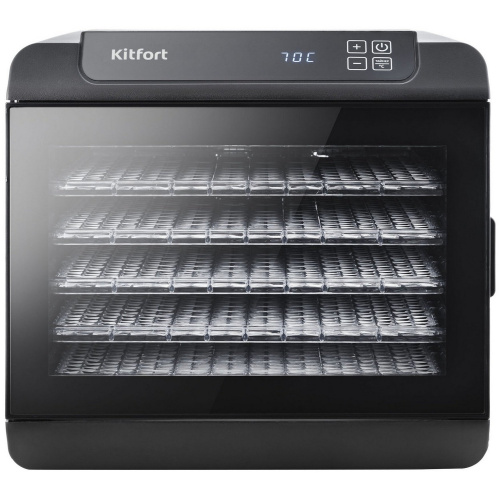 Сушка для фруктов и овощей Kitfort КТ-1905 черный