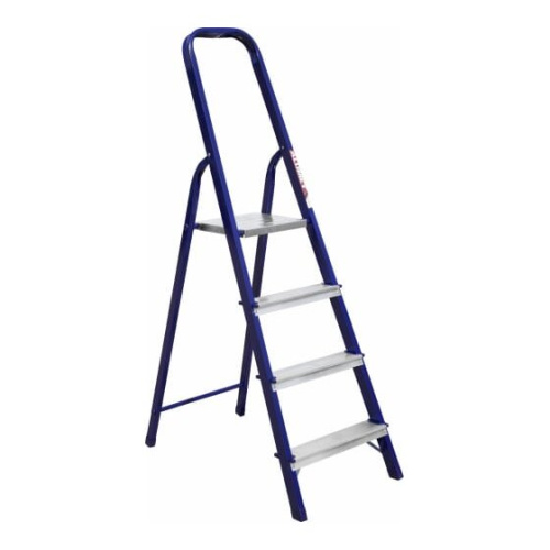 Стремянка Alumet М8304 стальная окрашенная с алюминиевыми ступенями 4 ст.