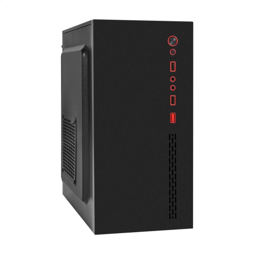 Корпус ExeGate BAA-403 (EX298159RUS) Minitower (mATX, без БП, 2*USB, HD Audio, черный)