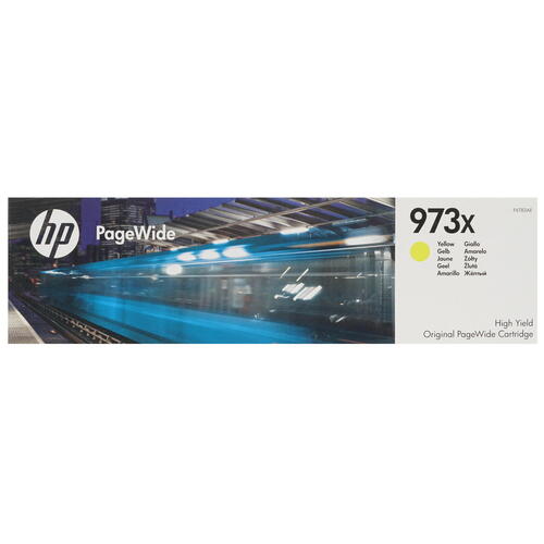 Картридж Cactus F6T83AE 973XL для HP PageWide Pro 452dw/Pro 477dw, желтый (110мл)