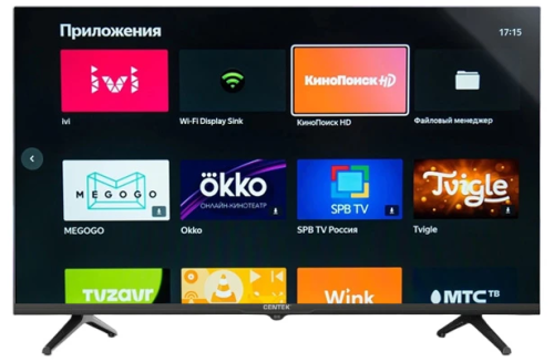 Телевизор Centek CT-8740 черный 