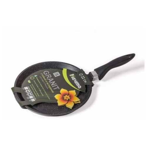 Сковорода МЕЧТА 12802 Гранит black 22см