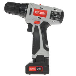 Дрель-шуруповерт Ресанта ДА-24-2ЛК (кейс в комплекте)