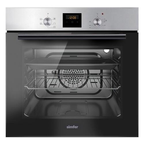Электрический духовой шкаф Simfer B6EM56001 серебристый