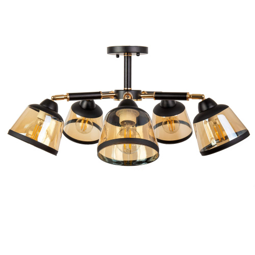 Люстра HIPER (H199-5) 5E2760Вт black/gold