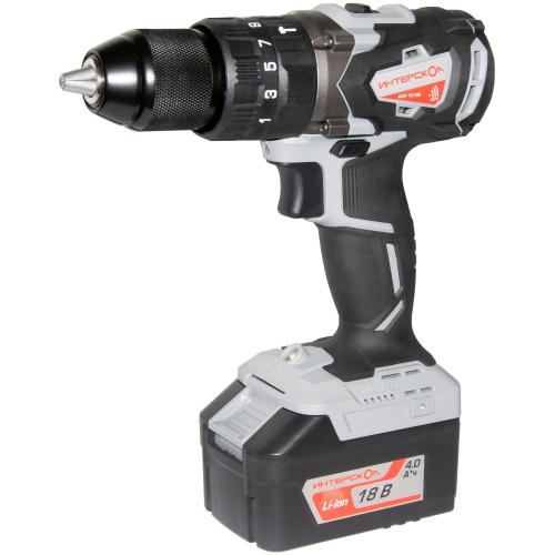 Дрель аккумуляторная Интерскол ДАУ-13/18В АПИ кейс 4