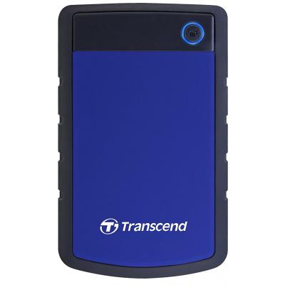 Внешний HDD Transcend USB 3.0 4Tb TS4TSJ25H3B StoreJet 25H3 (5400rpm) 2.5" синий
