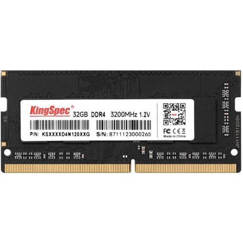 ОЗУ Kingspec KS3200D4N12032G DDR4 32Gb 3200MHz RTL SO-DIMM 204-pin 1.35В