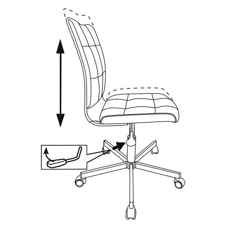 Кресло Бюрократ CH-330M Velvet 20 (CH-330M/Velv20) молочный