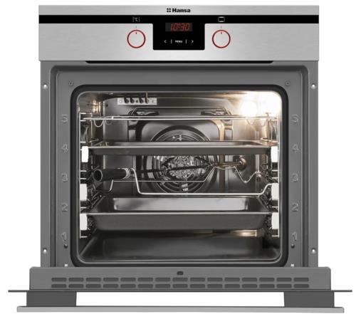 Электрический духовой шкаф Hansa BOEI68450077 серебристый