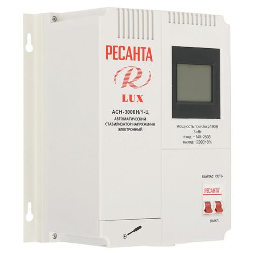 Стабилизатор напряжения Ресанта АСН-3000Н/1-Ц Lux