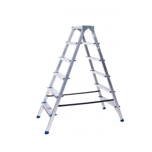 Стремянка алюминиевая двухсторонняя STAIRS AS206 06 ступеней