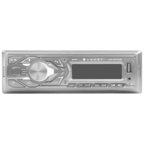 Автомагнитола Ural Молот АРС-МТ 111С 1Din 4x25Вт