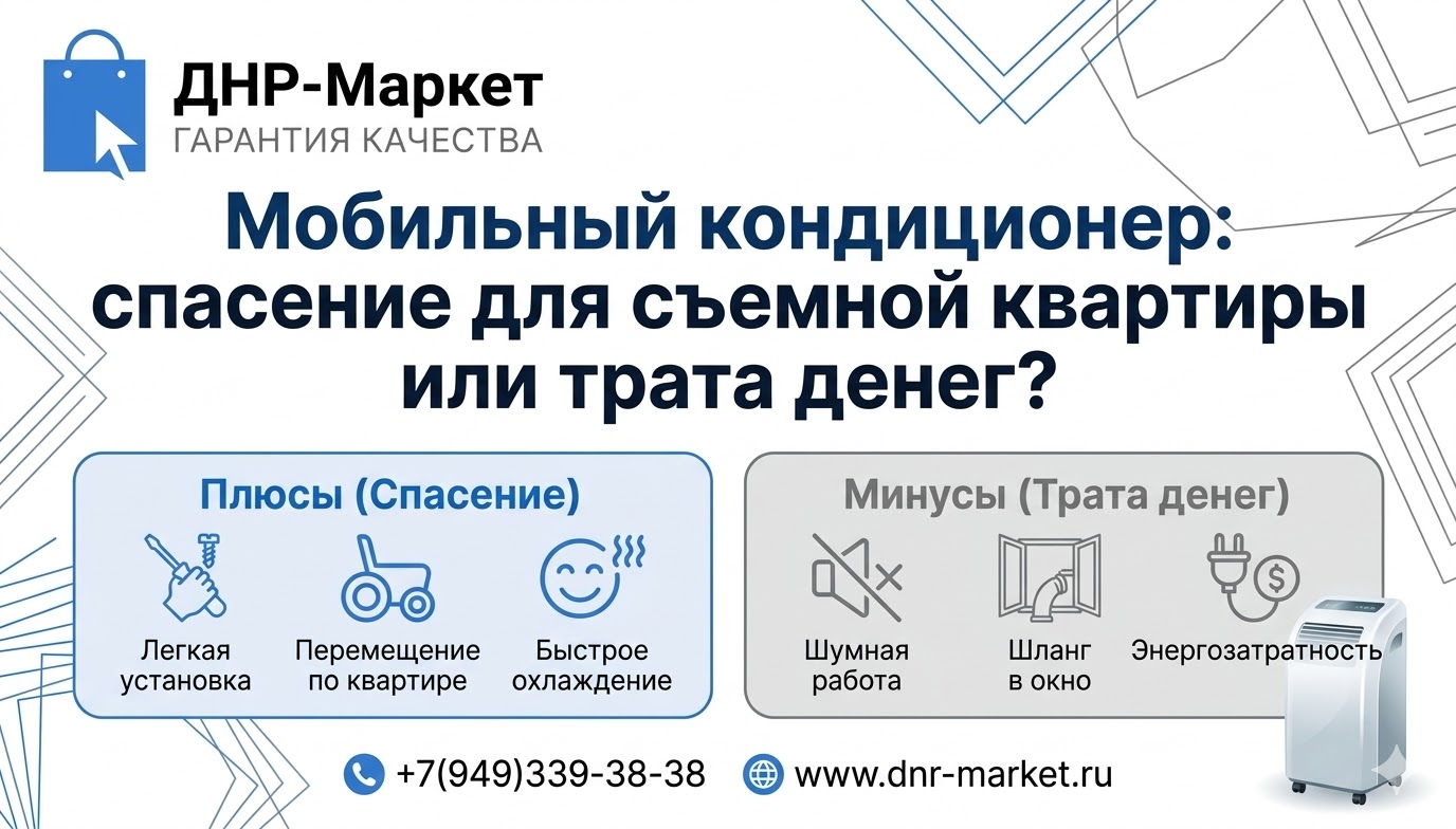 Мобильный кондиционер: спасение для съемной квартиры или трата денег? Мобильный кондиционер: спасение для съемной квартиры или трата денег?