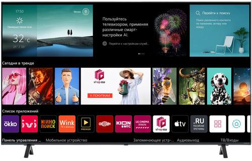 65" (163 см) Телевизор LG 65NANO80T6A черный