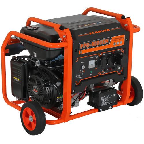 Электрогенератор бензиновый Carver PPG-8000ЕM
