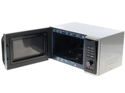 Микроволновая печь Samsung MG23K3575AS серебристый Микроволновая печь Samsung MG23K3575AS серебристый — Внешний вид с другого ракурса