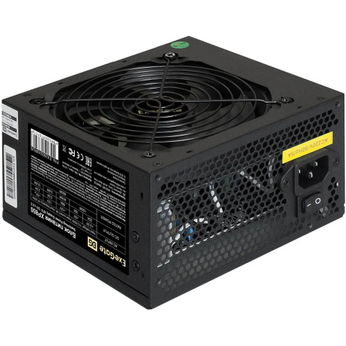 Блок питания ExeGate XP850 EX292243RUS-PC 850W (ATX, PC, 12cm fan, 24pin, 2x(4+4)pin, 2xPCI-E, 5xSATA, 3xIDE, black, кабель 220V в комплекте)