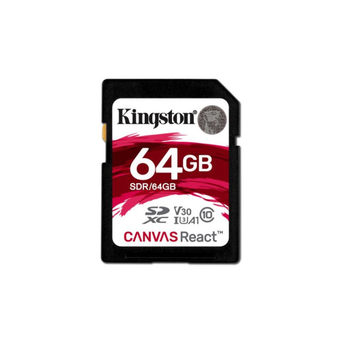 Карта памяти Kingston SDXC 64Gb SDXC, UHS-I Class U3 V30