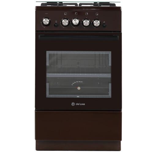 Газовая плита De Luxe 5040.32Г (КР) ЧР 014 коричневый