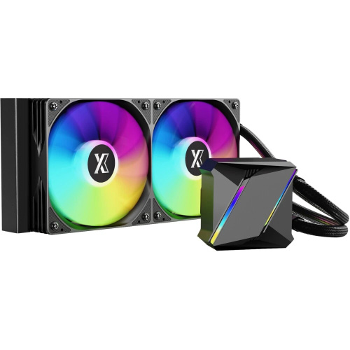 СВО XASTRA LM240 ARGB BK LGA LGA1851/1700/1200/115X/AM5/AM4 (2x120 ARFB fan, TDP 265W, black) RET