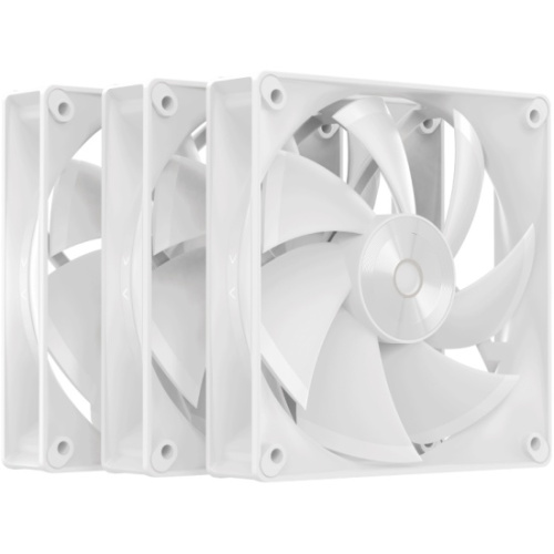 Вентилятор Ocypus Delta F12 WH 3 in 1, 120x120x25mm, 4-Pin PWM, 500-2000 RPM, 29 DBA Max, Hydro Bearing