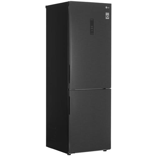 Холодильник с морозильником   LG GA-B459CBTL черный
