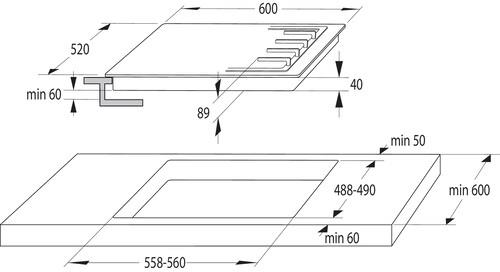 Газовая варочная поверхность Gorenje G641XHC
