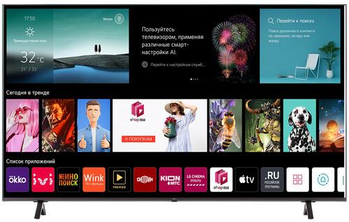 65" (163 см) Телевизор LG 65UR78009LL черный