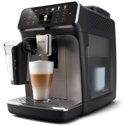 Кофемашина Philips EP4449/70 черный/серебристый