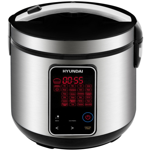 Мультиварка Hyundai HYMC-2400 серебристый/черный