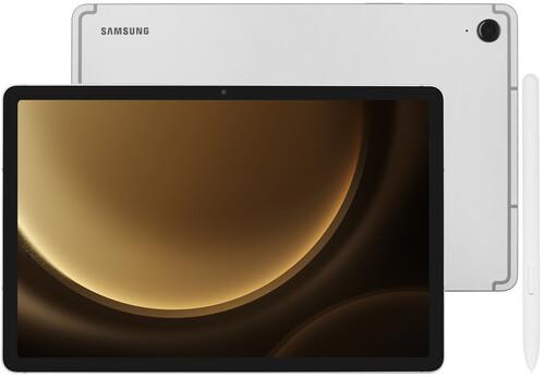 10.9" Планшет Samsung Galaxy Tab S9 FE 5G 128 ГБ серебристый + стилус