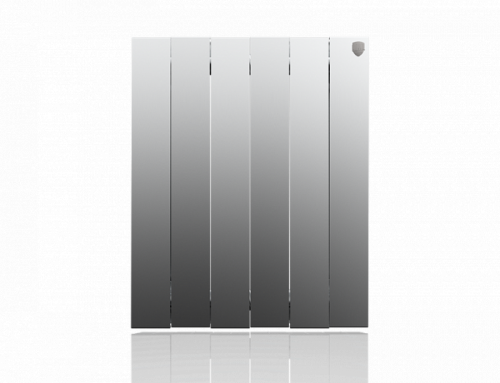 Биметаллический радиатор отопления  Royal Thermo Pianoforte 500 Vd 6 Секций Silver Satin