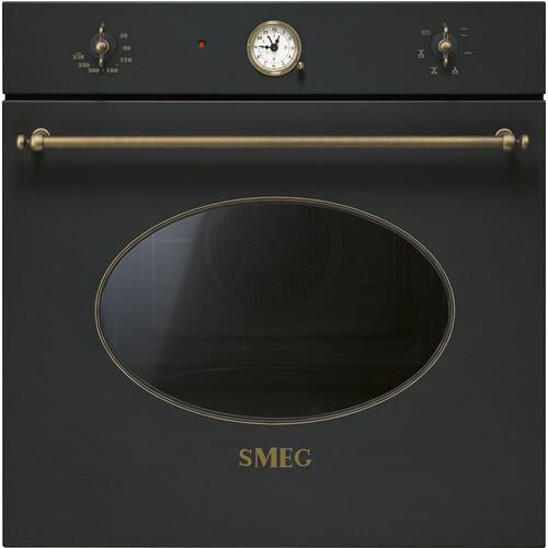 Электрический духовой шкаф Smeg SF800AO черный