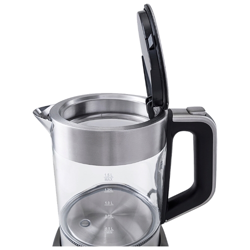 Чайник Kitfort КТ-616 серебристый/черный