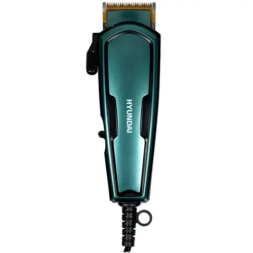 Машинка для стрижки Hyundai H-HC7171 черный/нефритовый (насадок в компл 4шт)