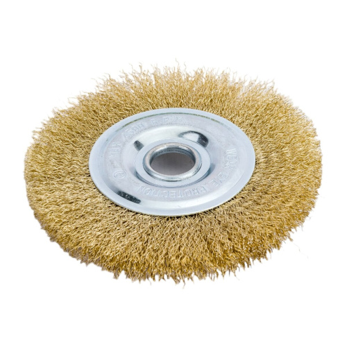 Щетка-крацовка дисковая, плетенная стальная проволока GROSSMEISTER 21128003 150 мм