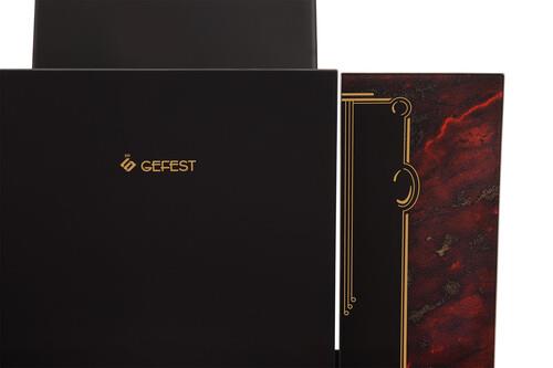 Вытяжка наклонная Gefest ВО 3603 К55 красный/черный