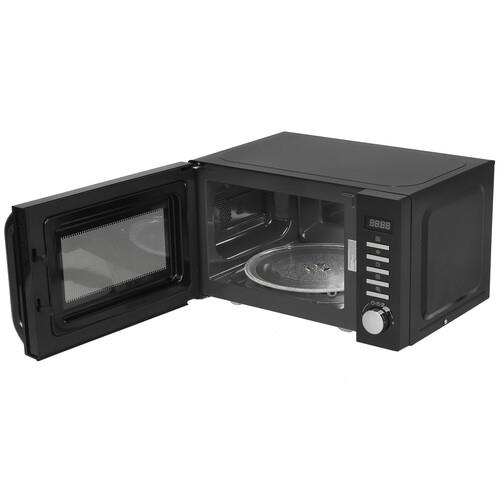 Микроволновая печь Haier HMB-DM208BA черный Микроволновая печь Haier HMB-DM208BA черный — Внешний вид с другого ракурса