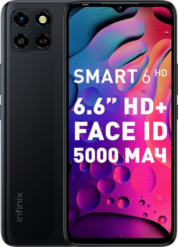 Смартфон Infinix Smart 6 Hd 2/32Gb Черный