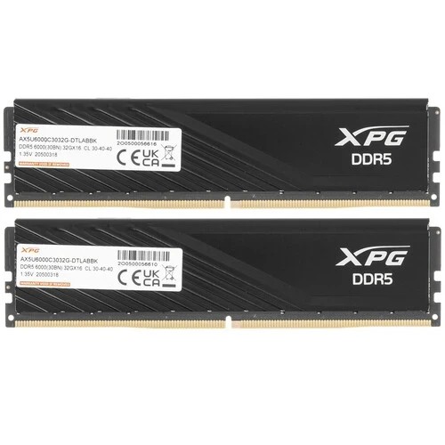 ОЗУ A-Data XPG Lancer Blade 64GB (AX5U6000C3032G-DTLABBK) DDR5