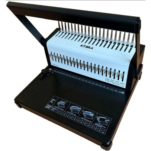 Переплетчик Kobra Queenbind 500HD A4/перф.23л.сшив/макс.500л./пластик.пруж. (6-51мм)