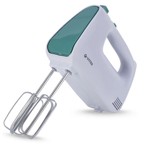 Миксер ручной Vitek VT-1490 белый/зеленый