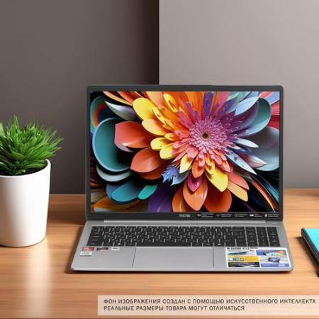 16" Ноутбук Tecno Megabook K16S серебристый